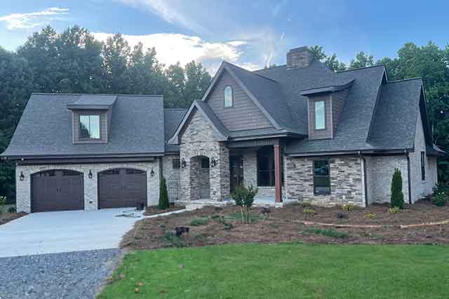 Roofing-Brothers-Inc-new-construction-roof finished new construction roof by Roofing Brothers inc in lewisville North Carolina